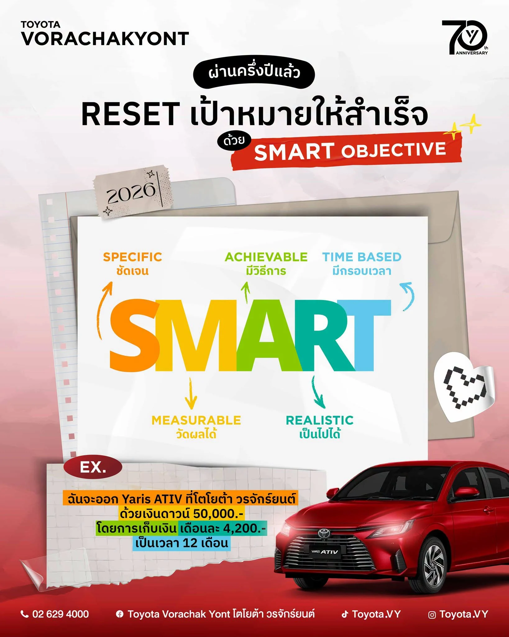 🎯 เป้าหมายที่ตั้งไว้ต้นปี ตอนนี้เป็นยังไงบ้าง? 🤔 เป้าหมายมีไว้ให้… ทำสำเร็จ 🏆💪